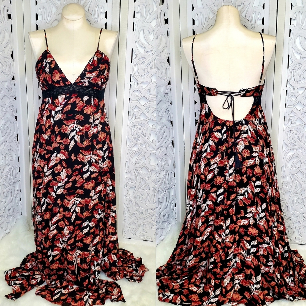 Cotton Candy LA Floral Print Maxi Dress M - Picture 5 of 13